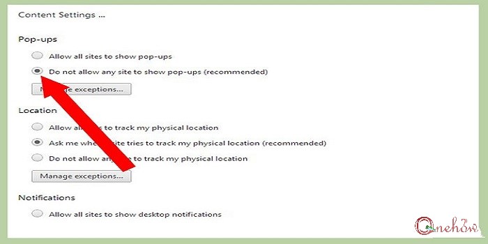 بستن پاپ آپ در کروم بستن پاپ آپ در کروم
