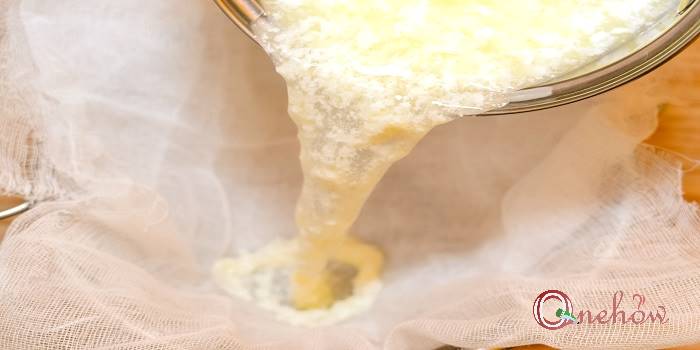 درست کردن پنیر با سرکه